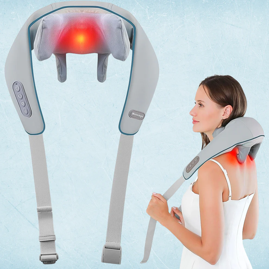 Rechargeable Heated Shiatsu Neck and Shoulder Massager