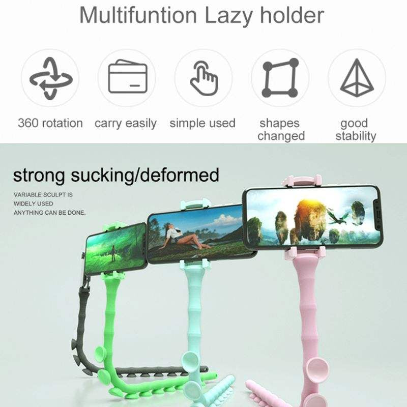 Flexible Snake Phone Holder – Multi-Functional Cute Worm Stand