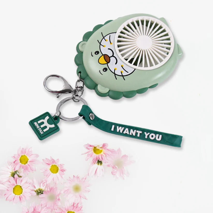 Cartoon USB Handheld Fan – Portable Mini Fan for Desktop and Outdoor Use