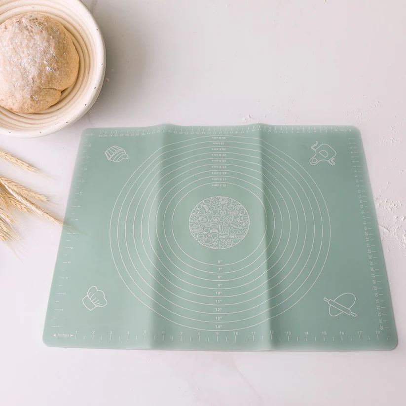 Non-Stick Silicone Baking Mat with Measurements (50×40 Cm)