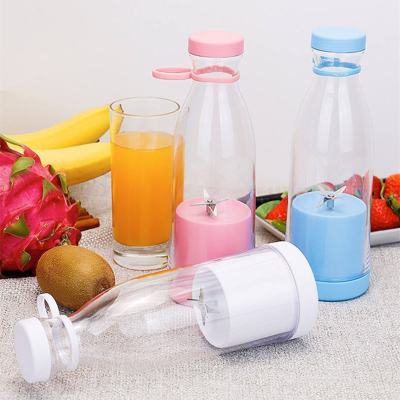 Portable Blender for Smoothies & Juices – USB Rechargeable Mini Juicer (380ml, 6 Blades, BPA-Free)