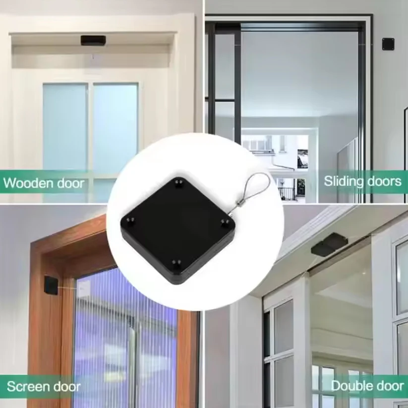 Punch-Free Automatic Sensor Door Closer with High-Quality Steel Wire