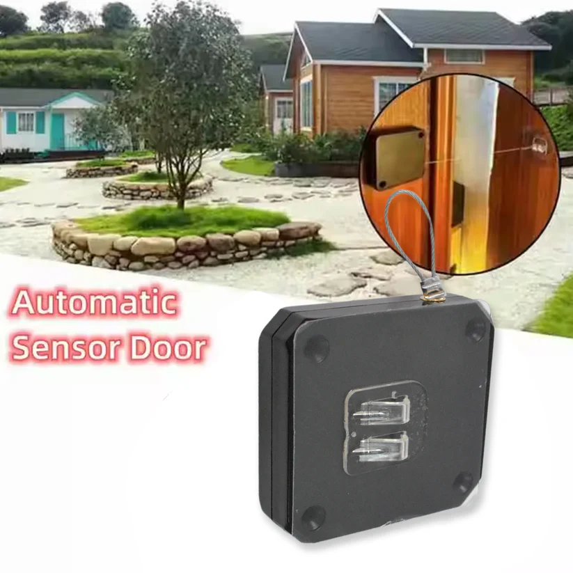 Punch-Free Automatic Sensor Door Closer with High-Quality Steel Wire