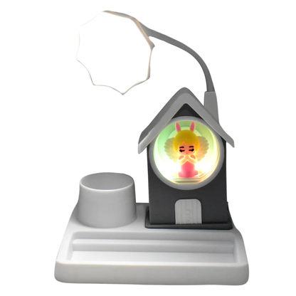 Cute LED Desk Lamp – USB Rechargeable, Eye Protection, Multi-Color