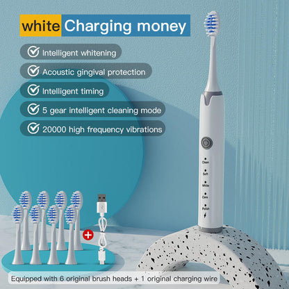 Battery-Operated Electric Toothbrush for Adults and Teens