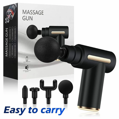 Cordless Full Body & Face Massage Gun with 6 Adjustable Speeds and 4 Specialized Heads