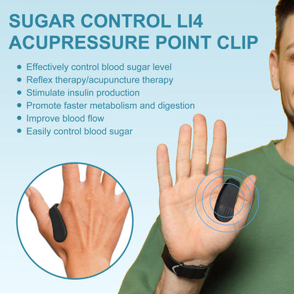 Sugar Control LI4 Acupressure Point Clip | Hand Pressure Massage Clip