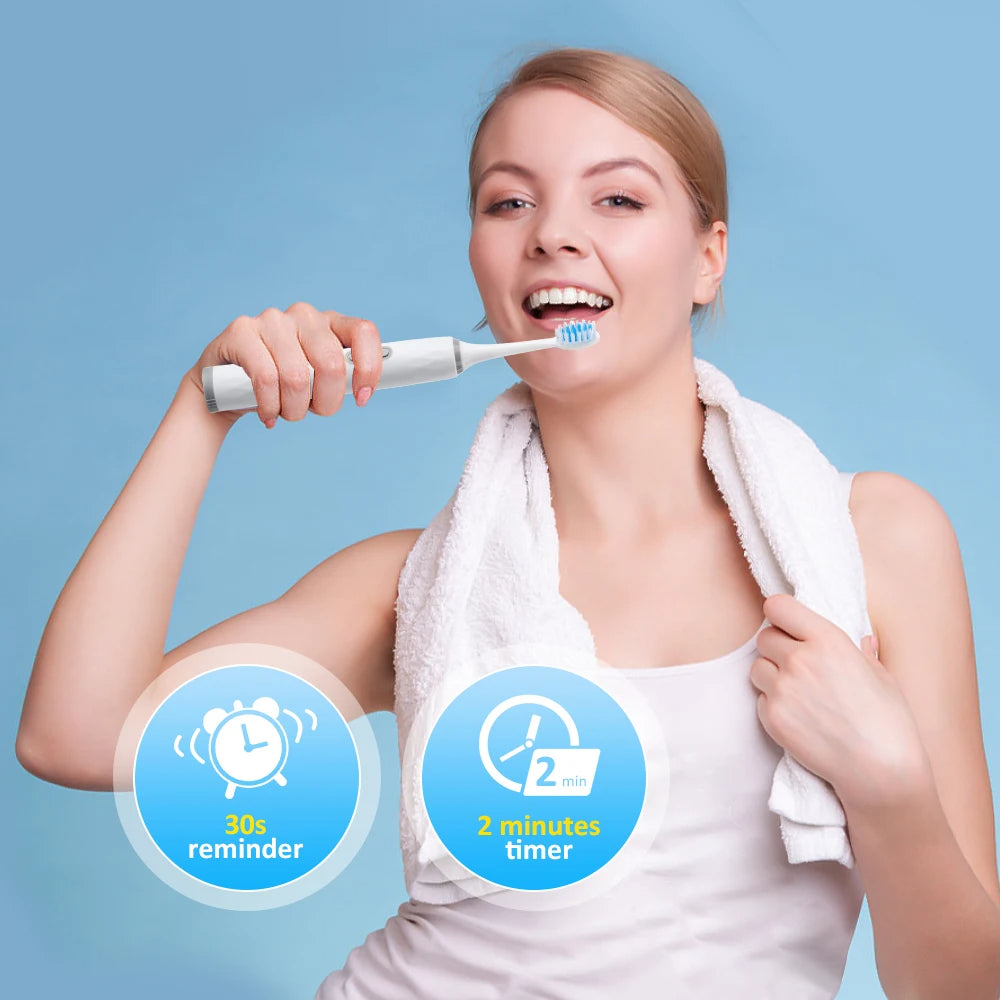 Battery-Operated Electric Toothbrush for Adults and Teens