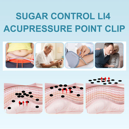 Sugar Control LI4 Acupressure Point Clip | Hand Pressure Massage Clip