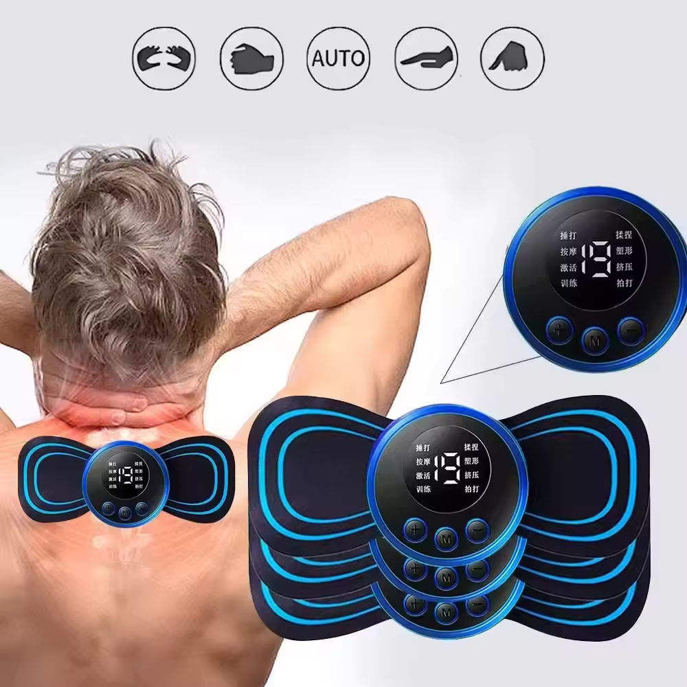 Portable USB EMS Neck Massager – Electric Cervical Pain Relief Device