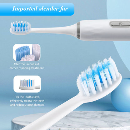 Battery-Operated Electric Toothbrush for Adults and Teens