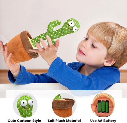 Dancing Cactus Toy – Talking, Singing & Mimicking Plush