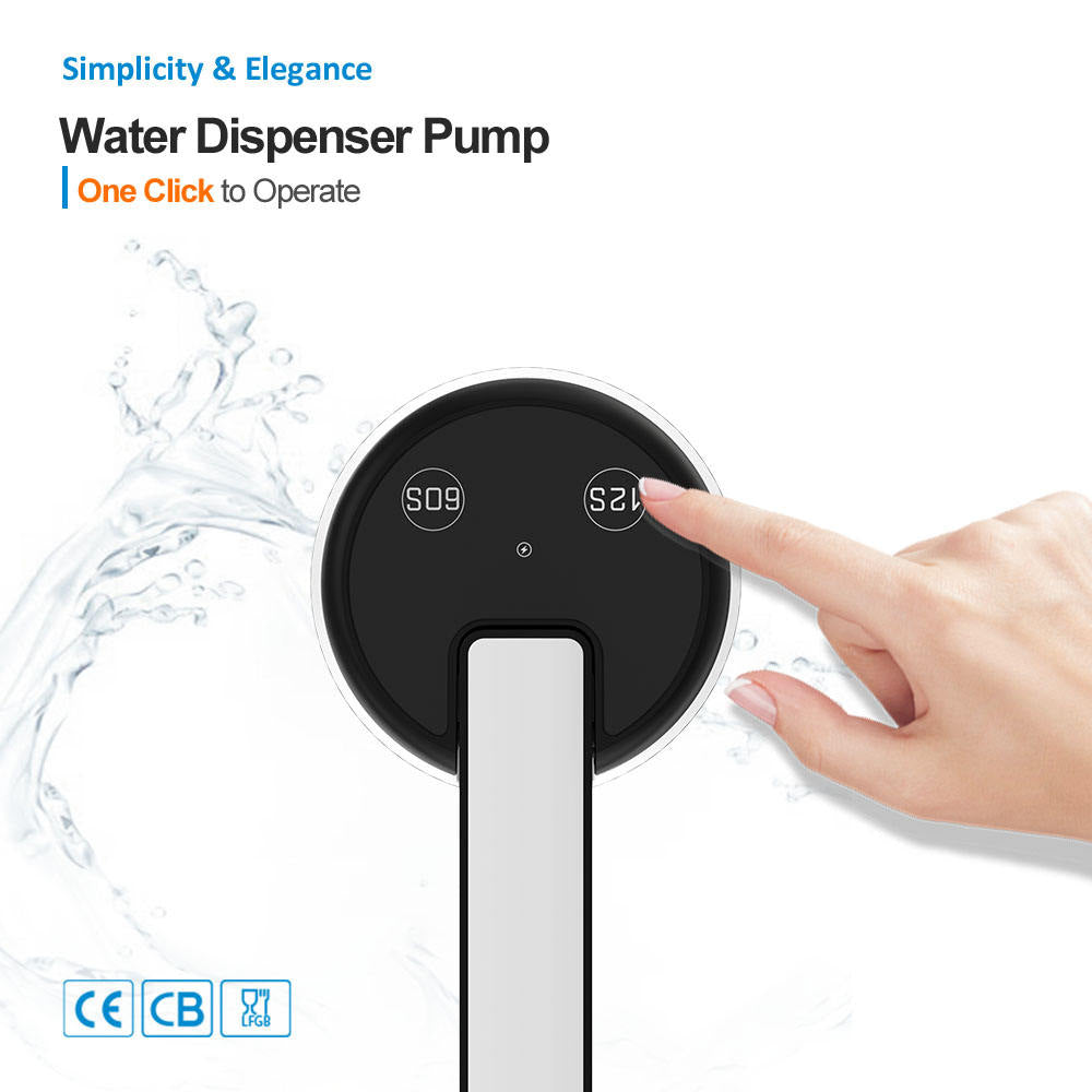 USB Rechargeable Electric Water Dispenser Pump with Removable Spout