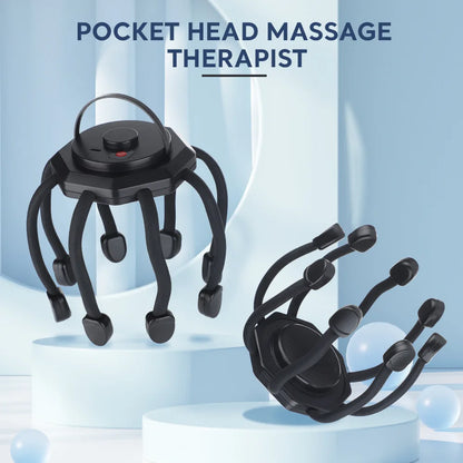 USB Rechargeable Octopus Claw Head Massager