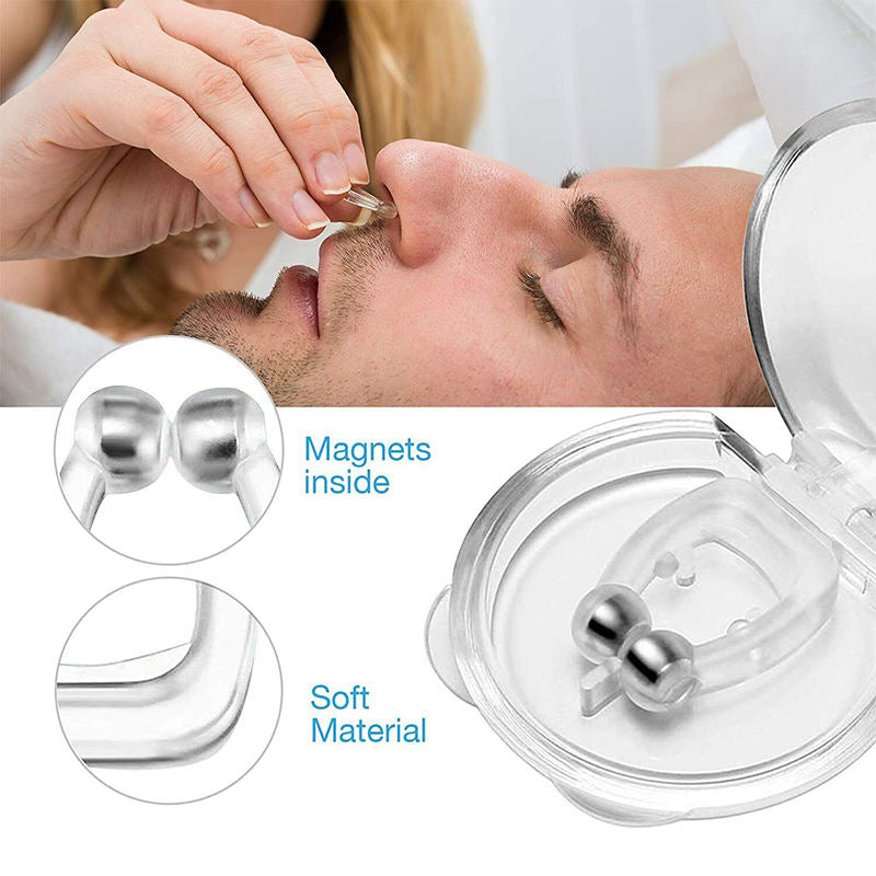 Anti Snore Device for Men & Women – Silicone Magnetic Nose Clip (1 Pc)