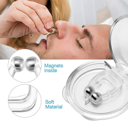 Anti Snore Device for Men & Women – Silicone Magnetic Nose Clip (1 Pc)