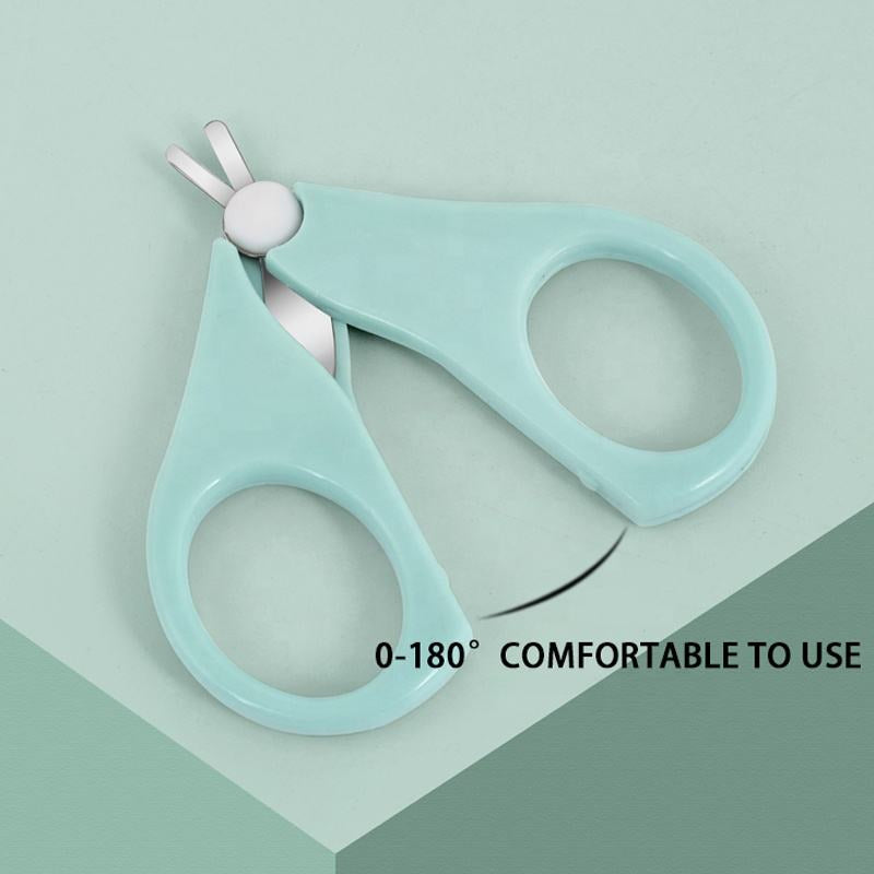 Baby Safety Nail Cutter Scissors with Circular Cutter Head (1 Pc)