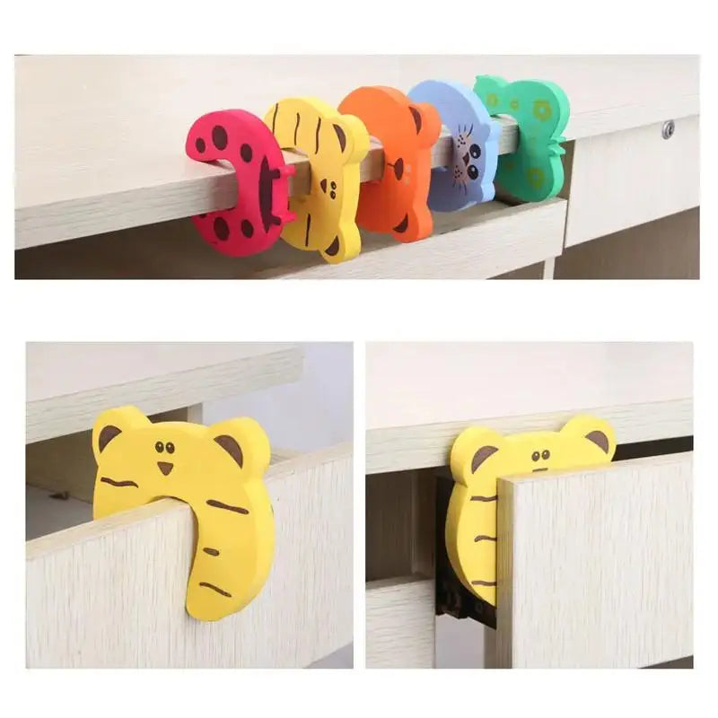 5 Pc Mix Door Stopper Set for Home and Office Use