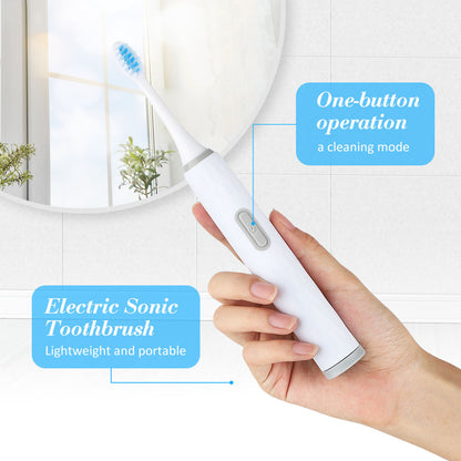 Battery-Operated Electric Toothbrush for Adults and Teens