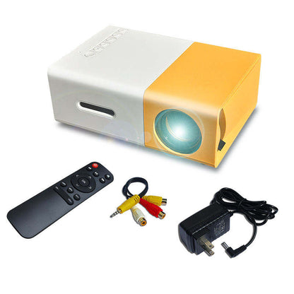 Mini Portable Movie Projector with LCD Display and Built-in Speakers