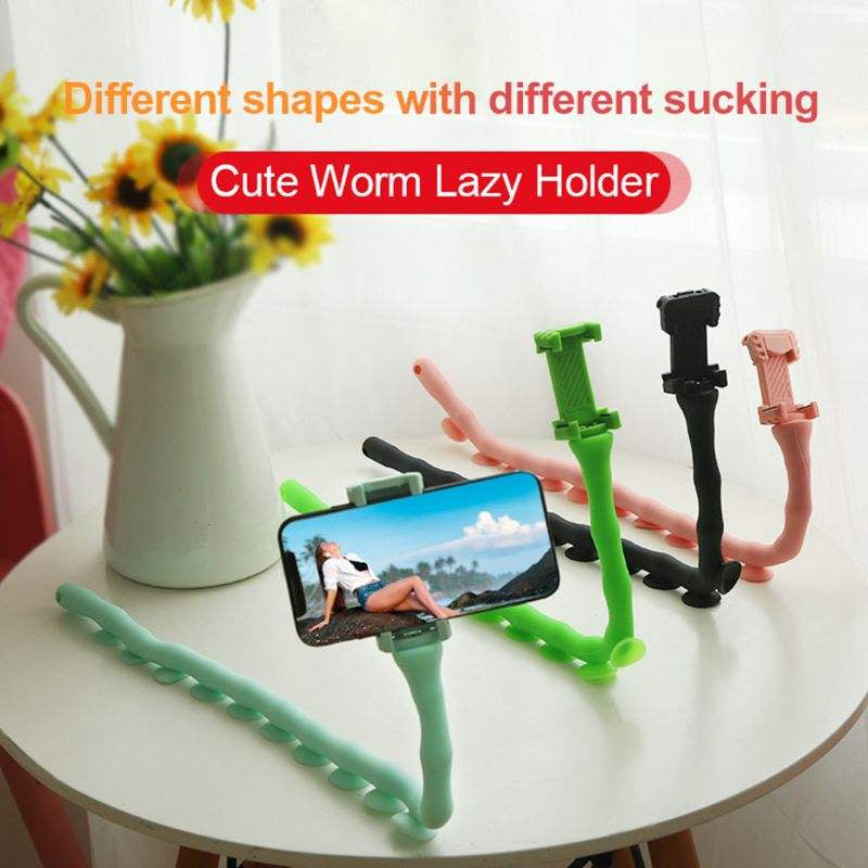 Flexible Snake Phone Holder – Multi-Functional Cute Worm Stand