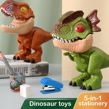 5-in-1 Dinosaur Stationery Set – Fun & Creative School Supplies