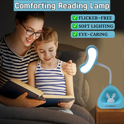 Little Rabbit Night Light – USB Rechargeable Foldable Bedside Lamp for Kids